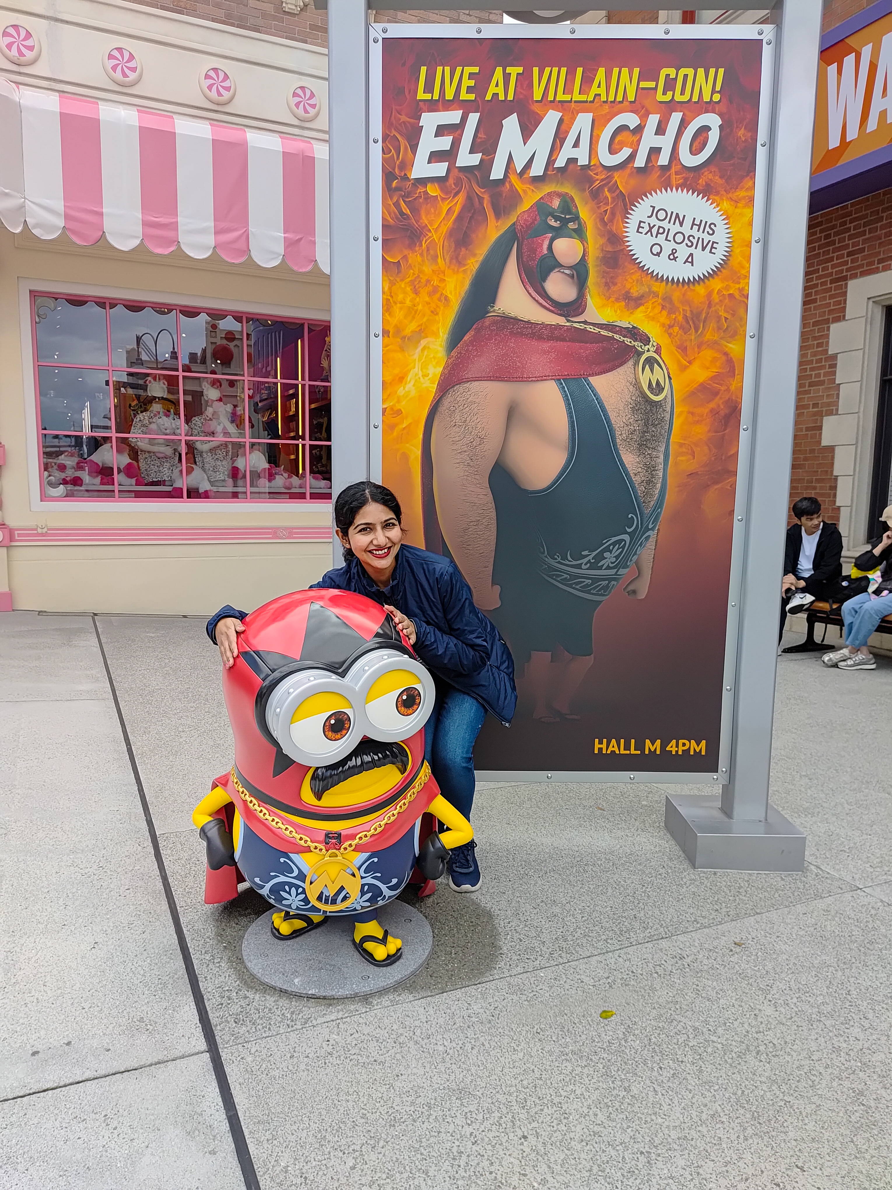 A Minion-themed view from Universal Studios Japan