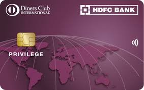 HDFC Bank Diners Club Privilege Credit Card