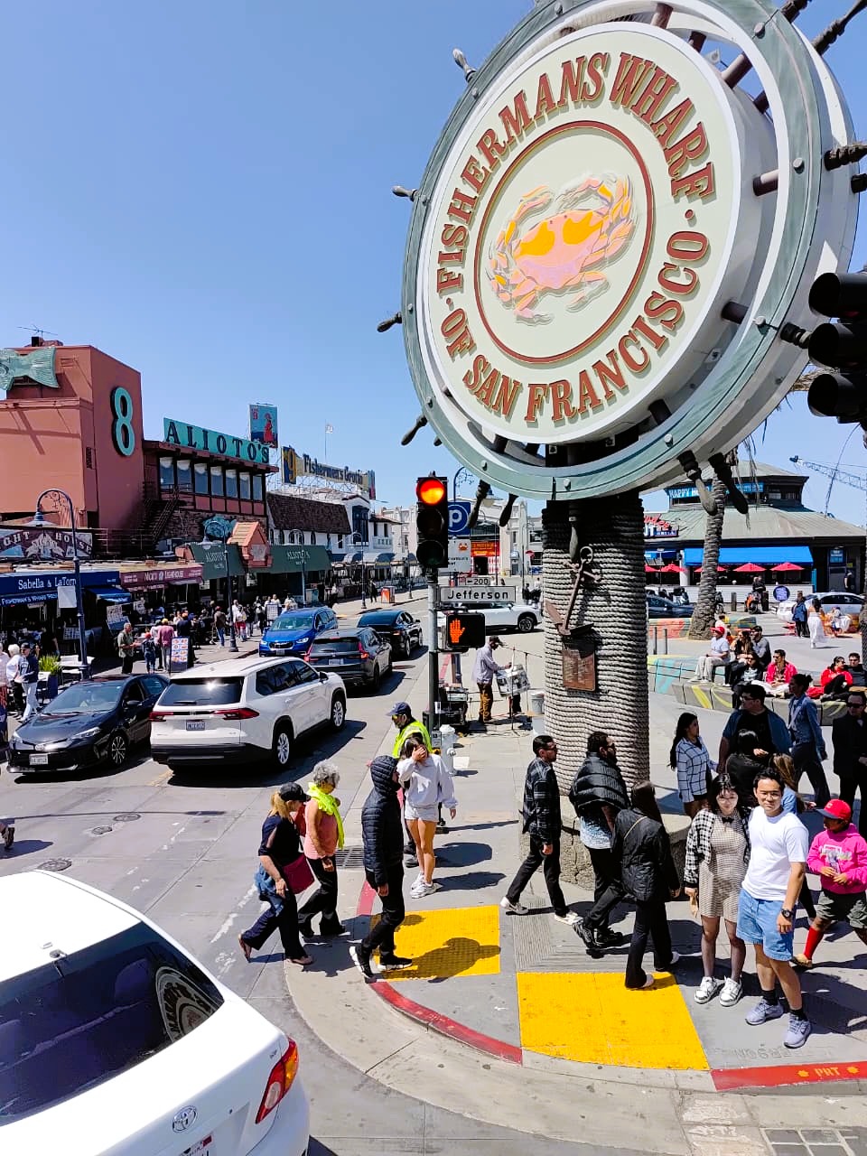 Cyclist looking out over the Marin Headlands